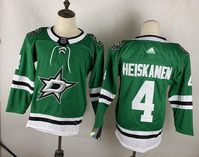 Dallas Stars Green HEISKANEN #4 NHL Jersey