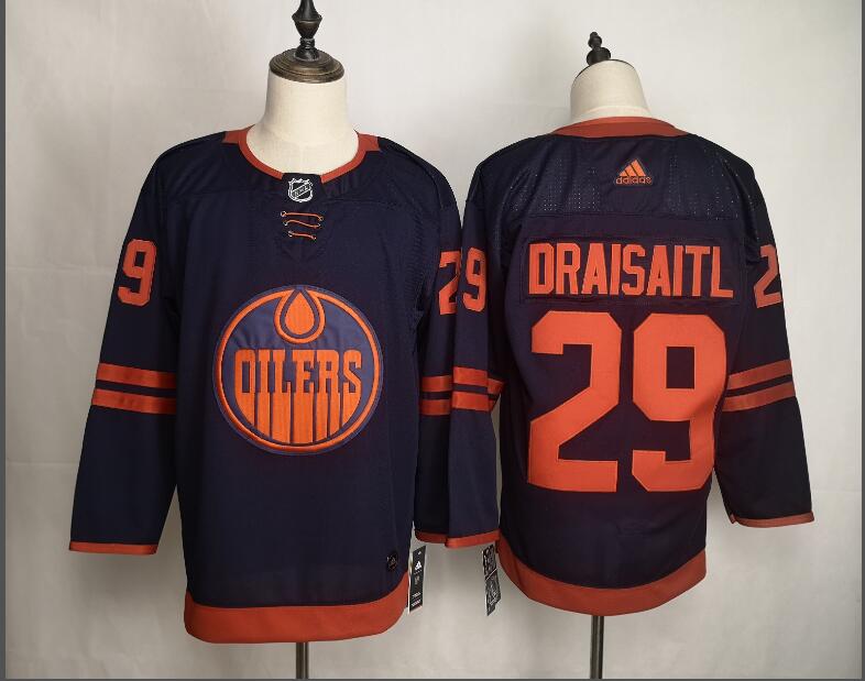 Edmonton Oilers Dark Blue DRAISAITL #29 NHL Jersey