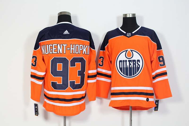 Edmonton Oilers Orange NUGENT-HOPKINS #93 NHL Jersey