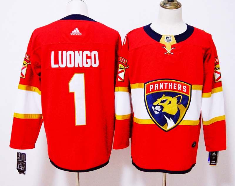 Florida Panthers Red LUONGO #1 NHL Jersey