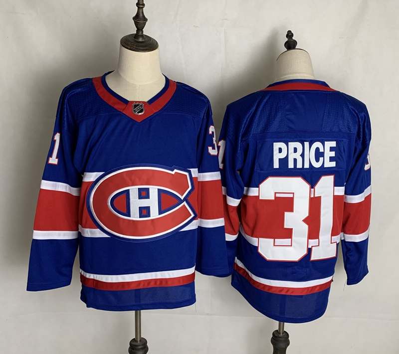 Montreal Canadiens Blue PRICE #31 Classics NHL Jersey