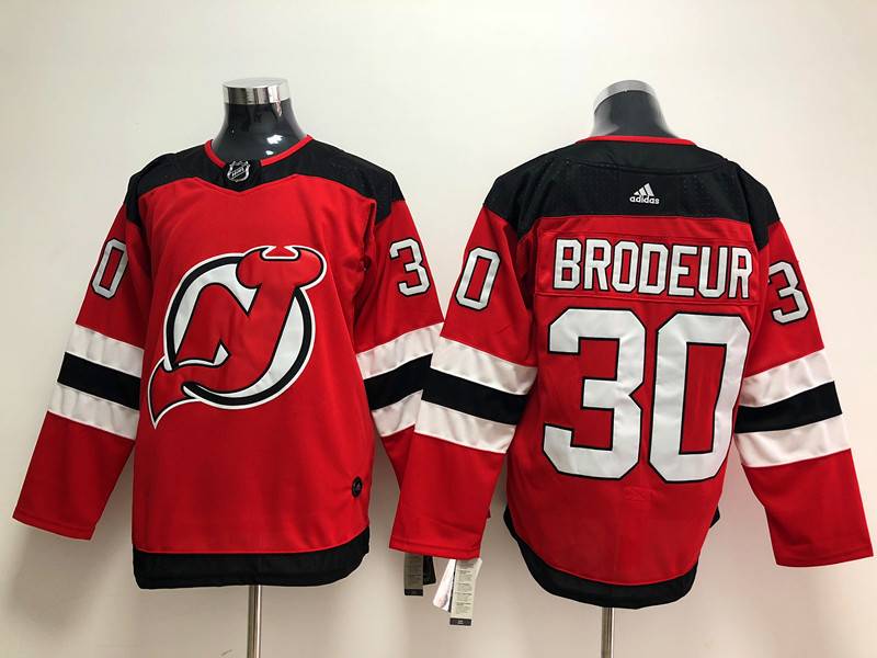 New Jersey Devils Red BRODEUR #30 NHL Jersey
