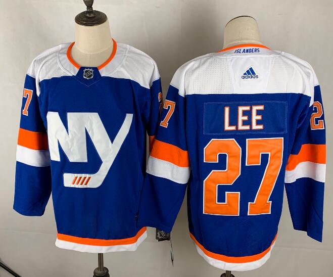 New York Islanders Blue LEE #27 NHL Jersey 02