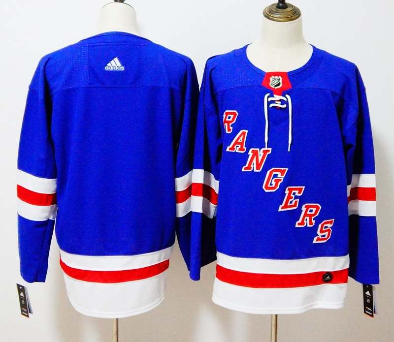 New York Rangers Blue NHL Jersey Custom