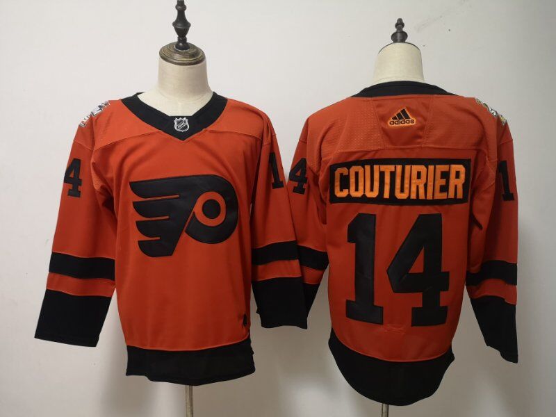 Philadelphia Flyers Orange COUTURIER #14 NHL Jersey