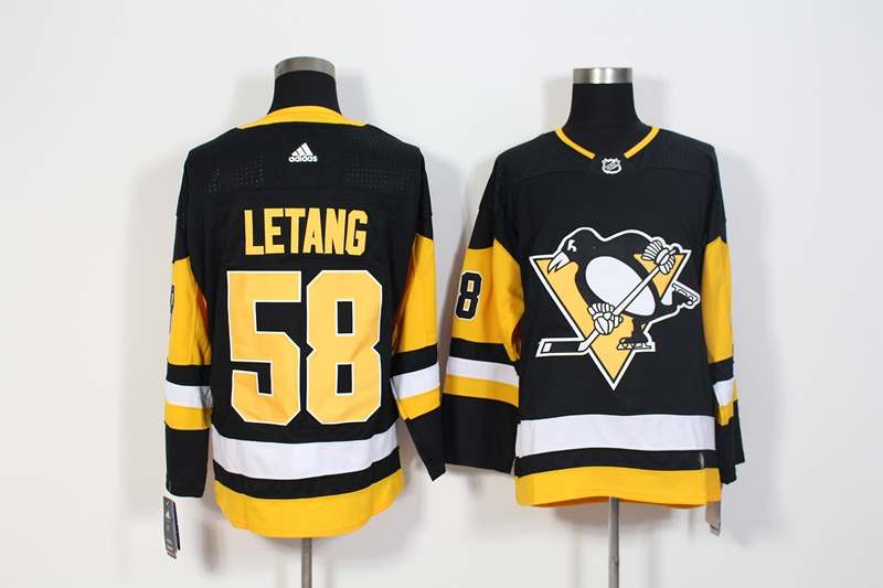 Pittsburgh Penguins Black LETANG #58 NHL Jersey