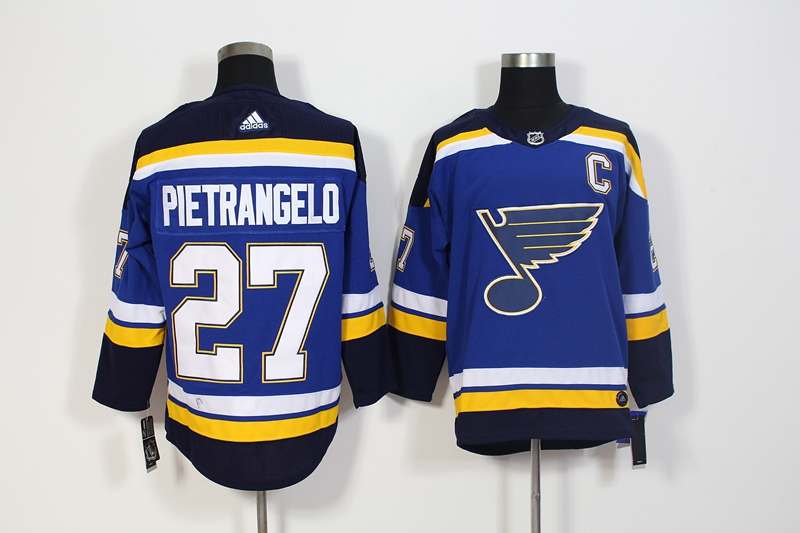 St Louis Blues Blue PIETRANGELO #27 NHL Jersey