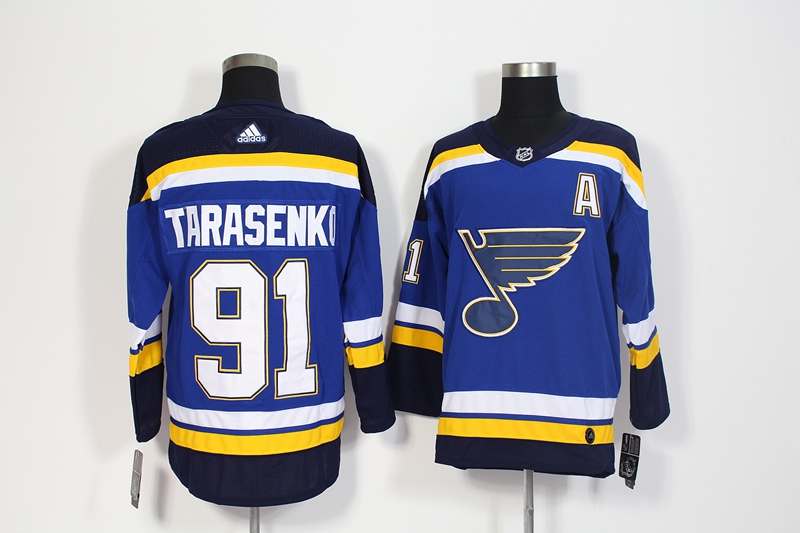St Louis Blues Blue TARASENKO #91 NHL Jersey