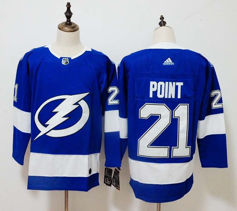 Tampa Bay Lightning Blue POINT #21 NHL Jersey