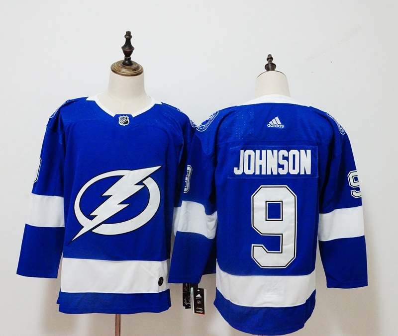 Tampa Bay Lightning Blue JOHNSON #9 NHL Jersey