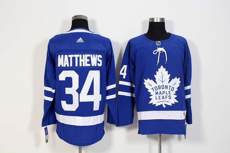 Toronto Maple Leafs Blue MATTHEWS #34 NHL Jersey