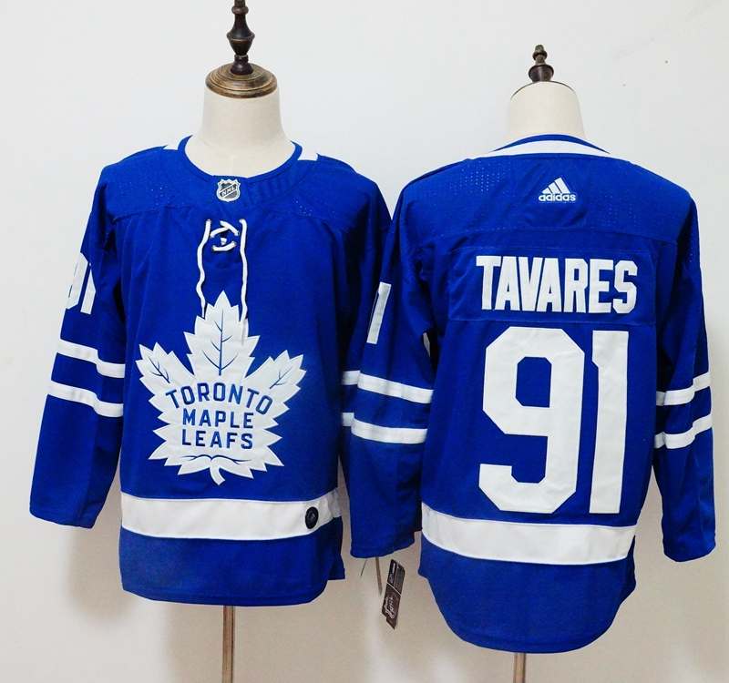 Toronto Maple Leafs Blue TAVARES #91 NHL Jersey