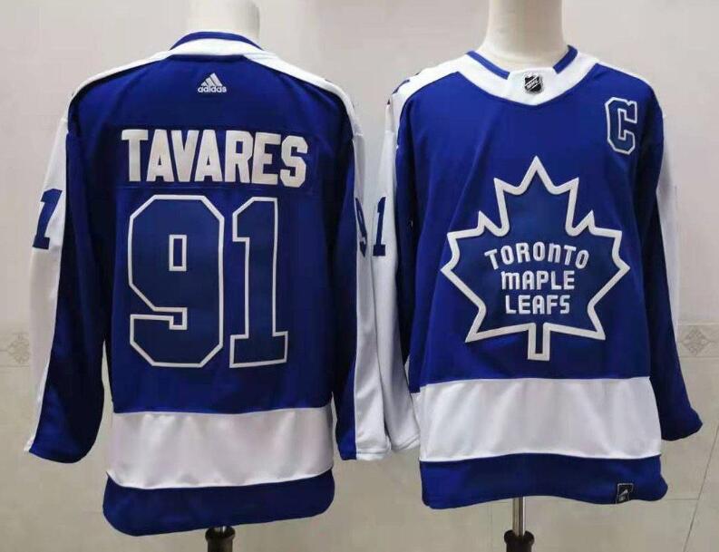 Toronto Maple Leafs Blue TAVARES #91 Classics NHL Jersey