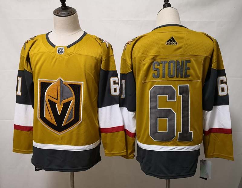Vegas Golden Knights Golden STONE #61 NHL Jersey