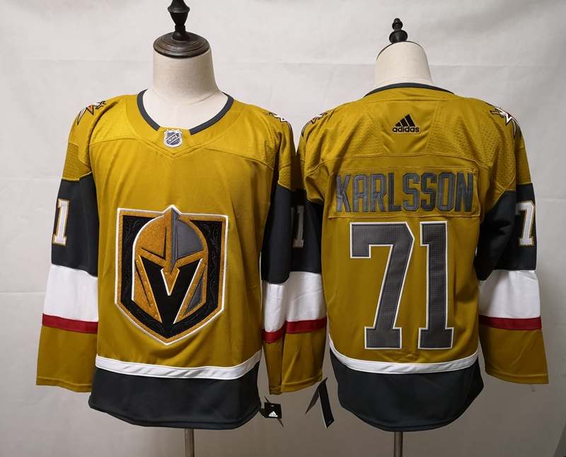 Vegas Golden Knights Golden KARLSSON #71 NHL Jersey