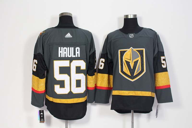 Vegas Golden Knights Grey HAULA #56 NHL Jersey