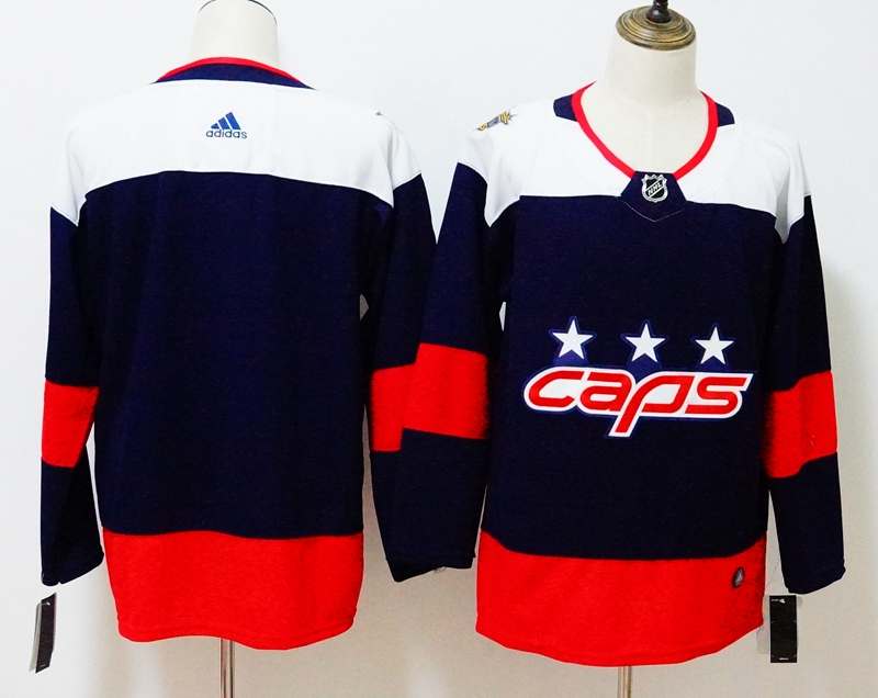 Washington Capitals Dark Blue NHL Jersey Custom