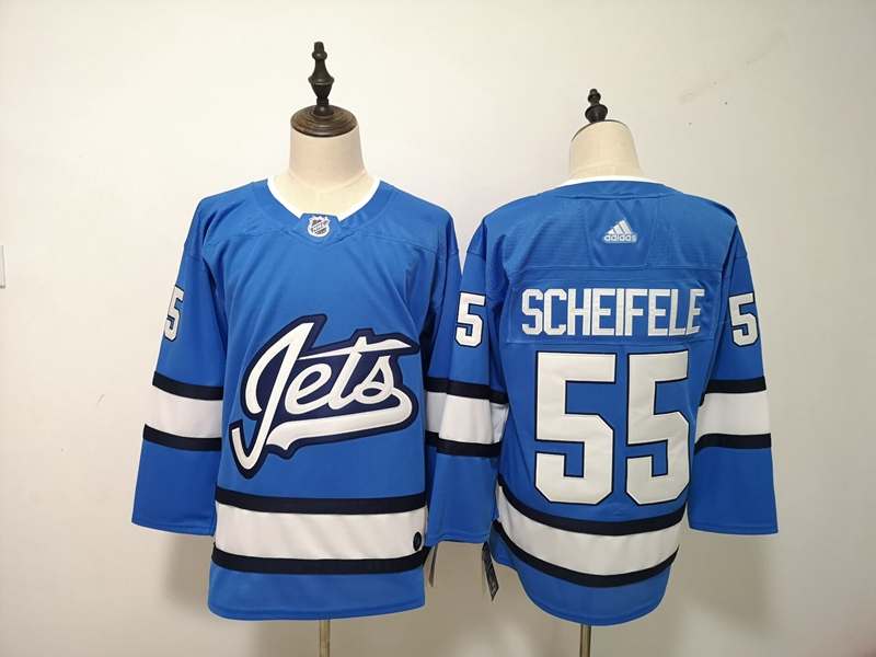 Winnipeg Jets Blue SCHEIFELE #55 NHL Jersey