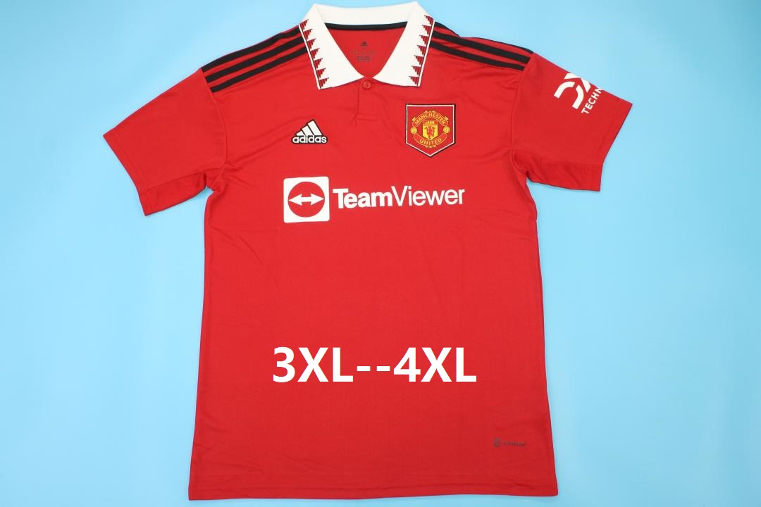 AAA(Thailand) Manchester United 22/23 Home Soccer Jersey(Big Size)