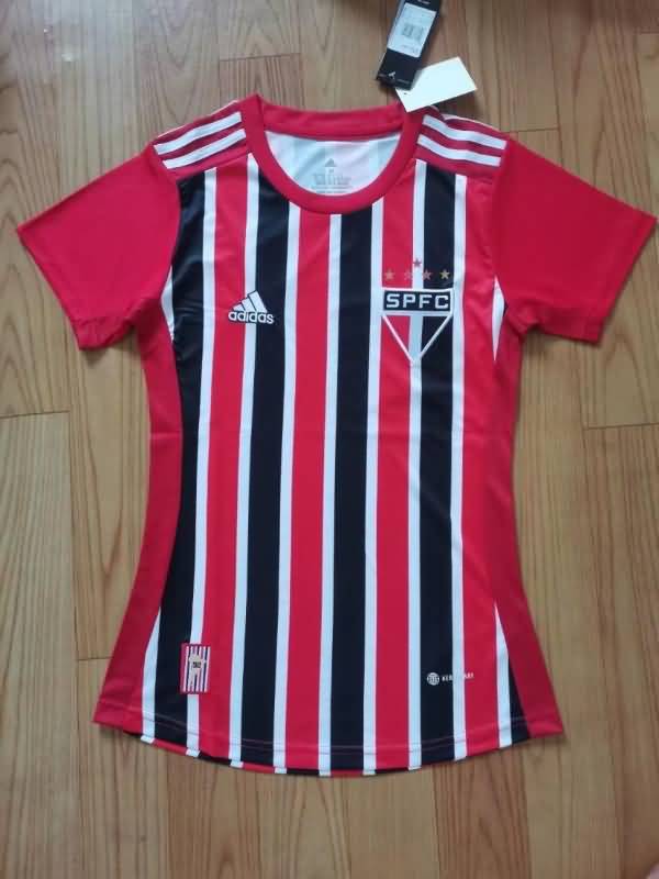 AAA(Thailand) Sao Paulo 2022 Away Woman Soccer Jersey