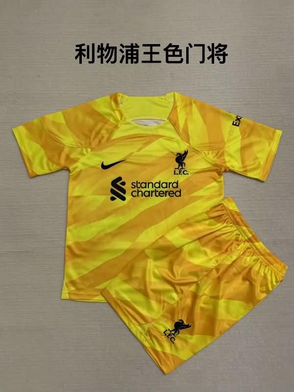 Liverpool 23/24 Goalkeeper Yellow Soccer Jersey