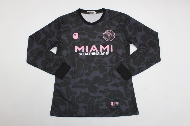 AAA(Thailand) Inter Miami 2023 Special Long Sleeve Soccer Jersey 02