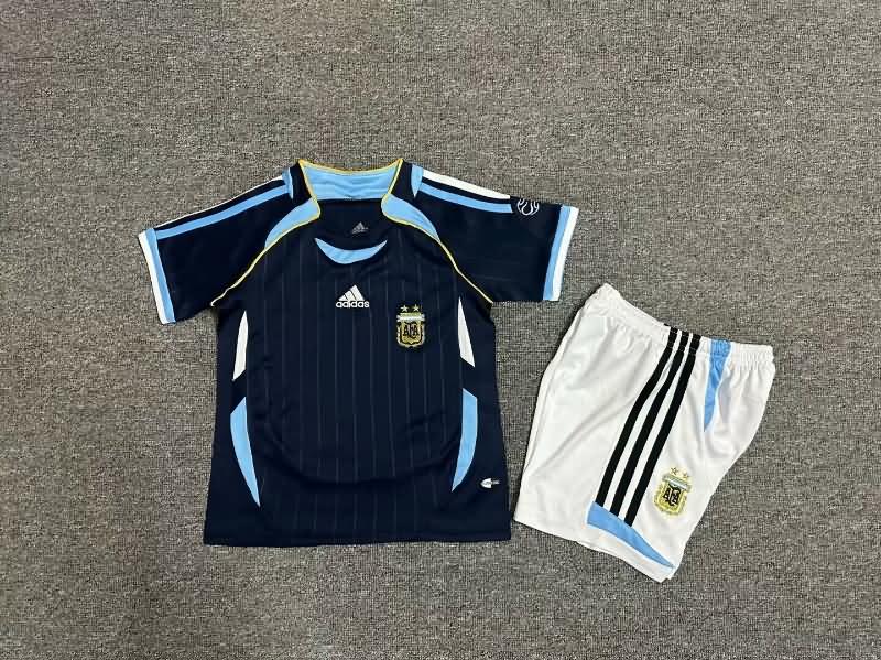 Argentina 2006 Kids Away Soccer Jersey And Shorts