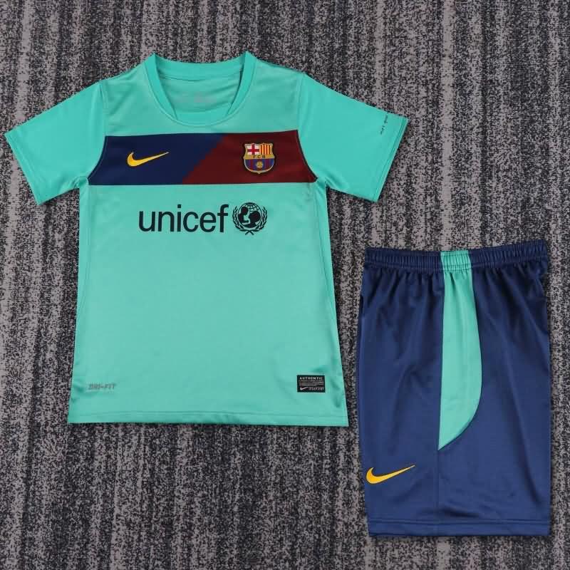 Barcelona 2010/11 Kids Away Soccer Jersey And Shorts