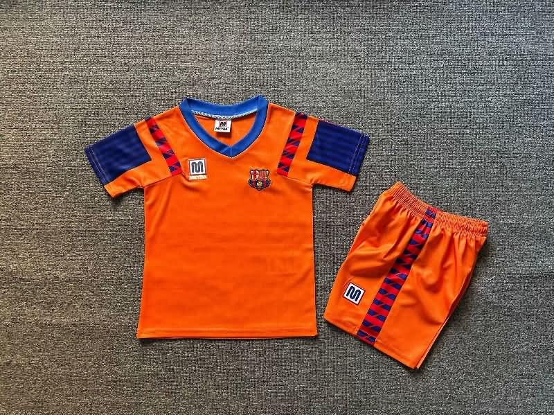 Barcelona 1991/92 Kids Away Soccer Jersey And Shorts