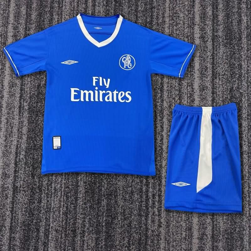 Chelsea 2003/05 Kids Home Soccer Jersey And Shorts