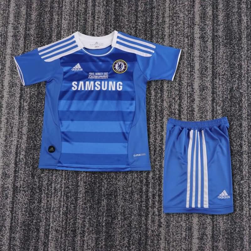 Chelsea 2011/12 Kids Home Final Soccer Jersey And Shorts