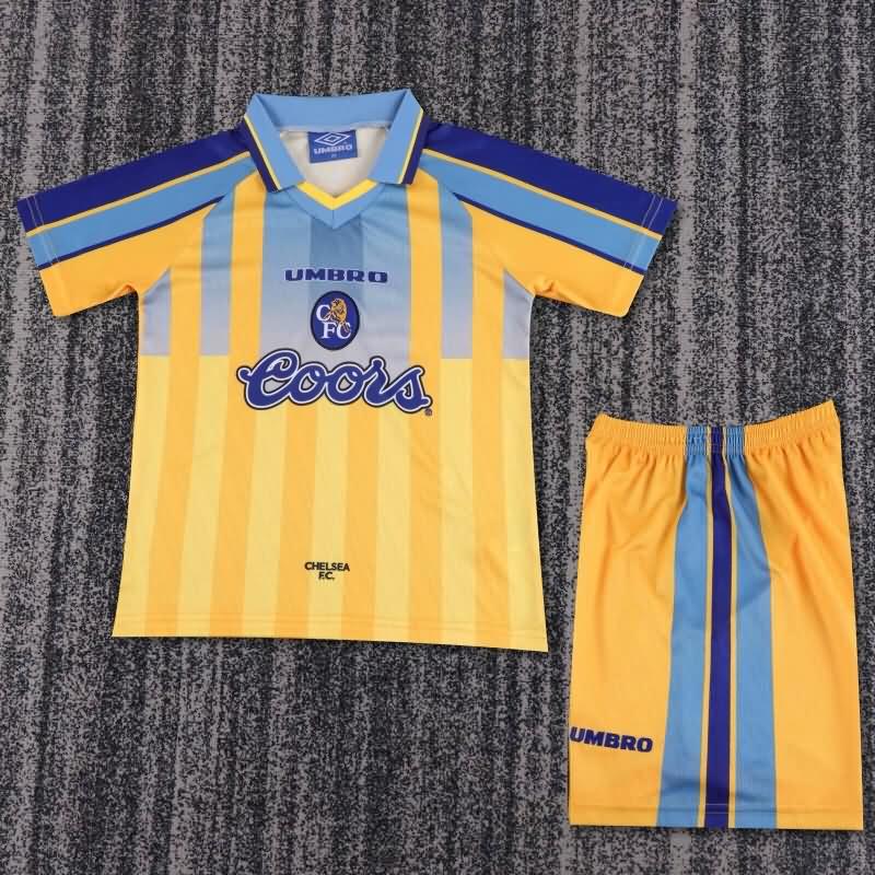 Chelsea 1995/97 Kids Away Soccer Jersey And Shorts