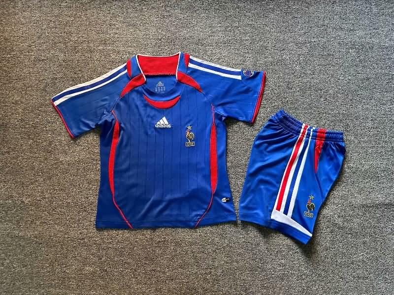 France 2006 Kids Home Soccer Jersey And Shorts