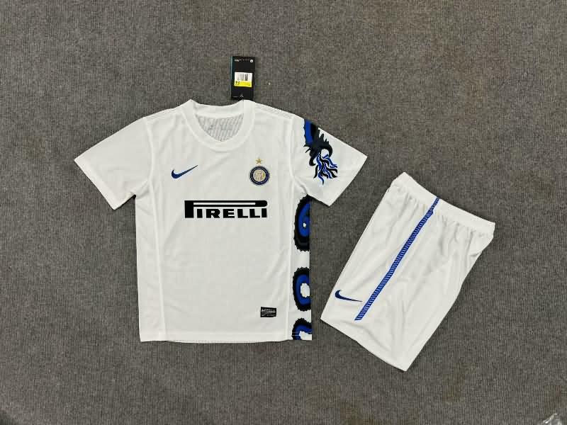 Inter Milan 2010/11 Kids Away Soccer Jersey And Shorts