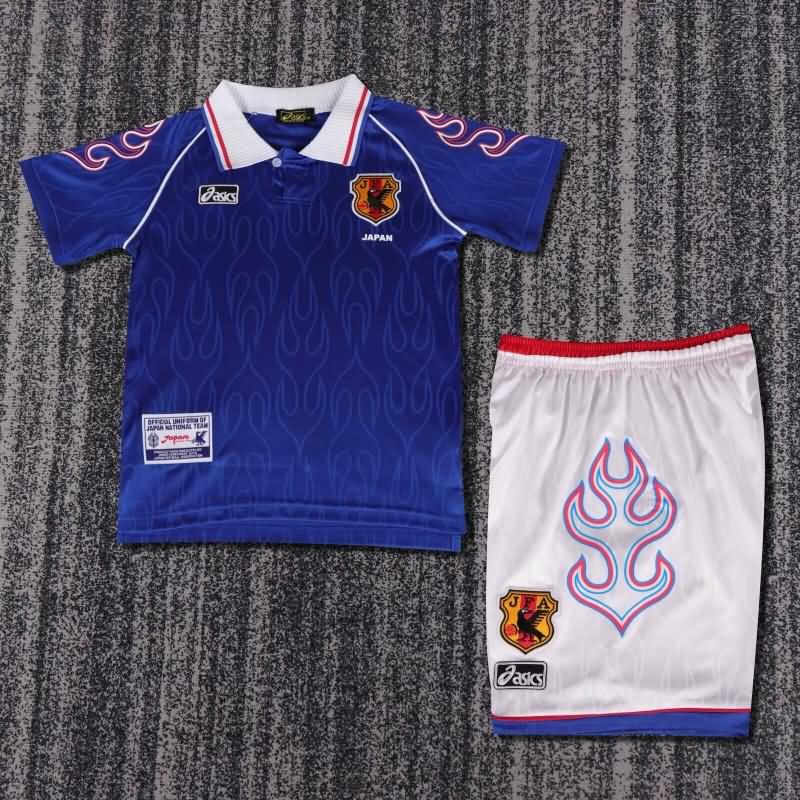 Japan 1998 Kids Home Soccer Jersey And Shorts