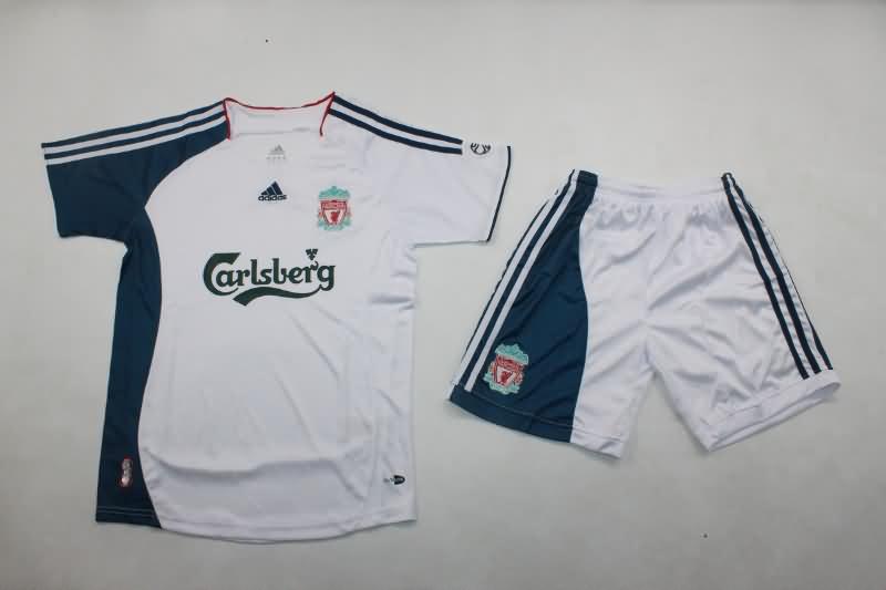 Liverpool 2006/07 Kids Away Soccer Jersey And Shorts