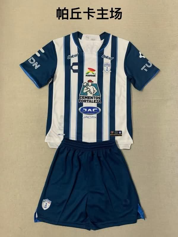 Pachuca 23/24 Kids Home Soccer Jersey And Shorts