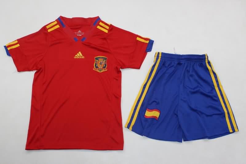 Spain 2010 Kids Home Soccer Jersey And Shorts