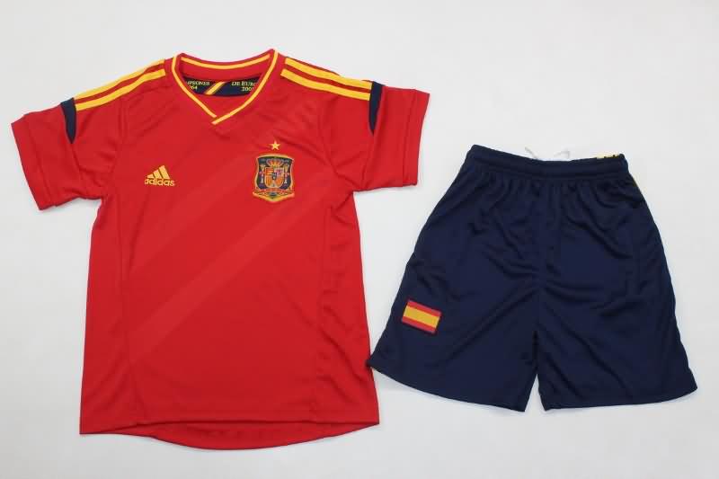 Spain 2012 Kids Home Soccer Jersey And Shorts