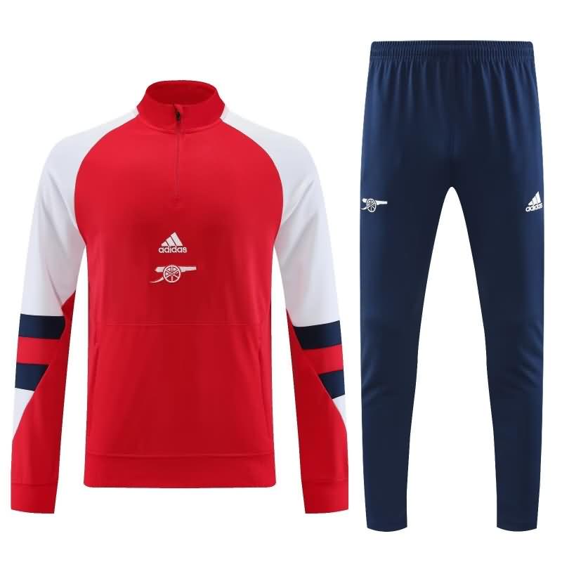 AAA(Thailand) Arsenal 23/24 Red Soccer Tracksuit 02