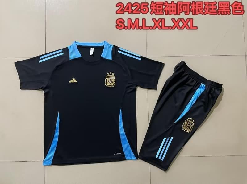 AAA(Thailand) Argentina 2024 Black Soccer Training Sets