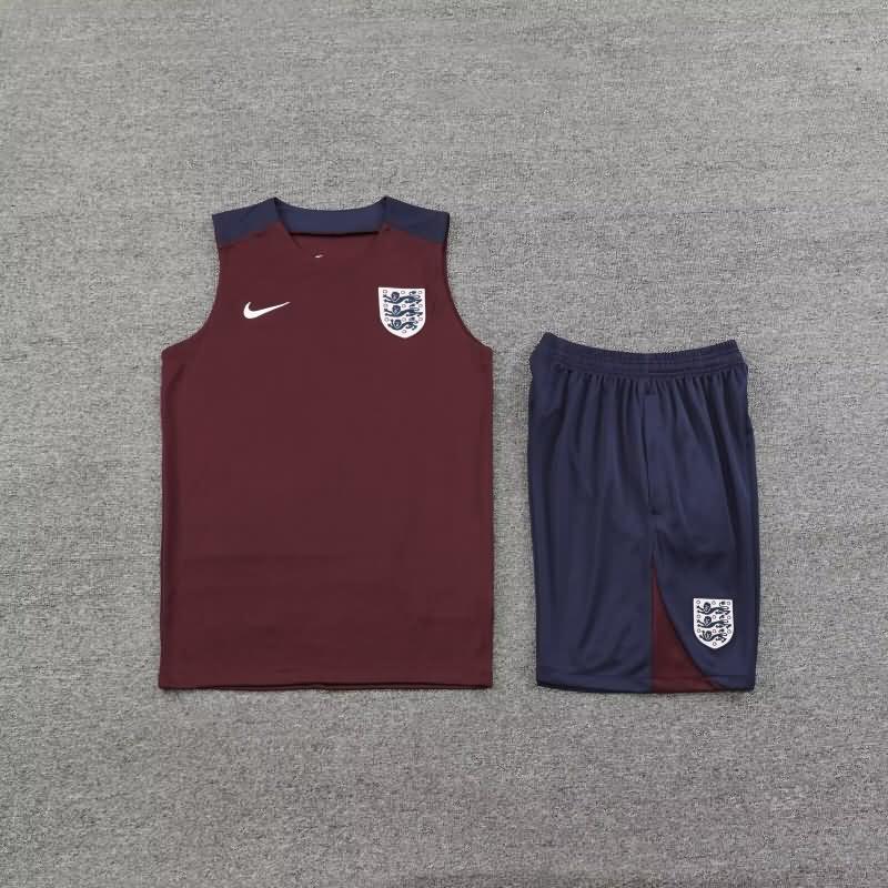 AAA(Thailand) England 23/24 Red Soccer Training Sets 02