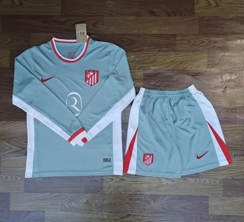 Atletico Madrid 24/25 Away Long Sleeve Soccer Jersey