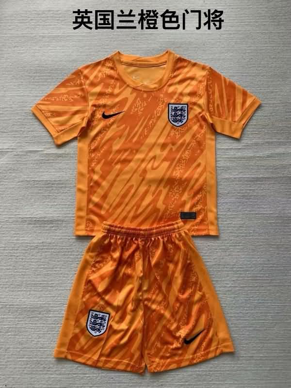 England 2024 Goalkeeper Orange Soccer Jersey