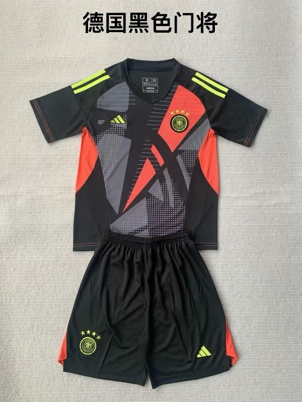 Germany 2024 Goalkeeper Black Soccer Jersey