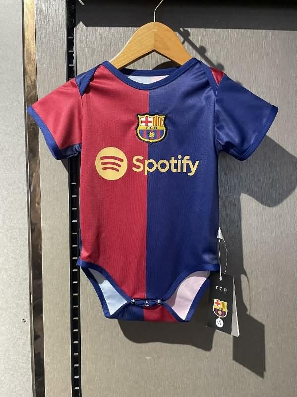 AAA(Thailand) Barcelona 24/25 Home Baby Soccer Jerseys