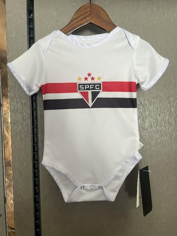AAA(Thailand) Sao Paulo 2024 Home Baby Soccer Jerseys