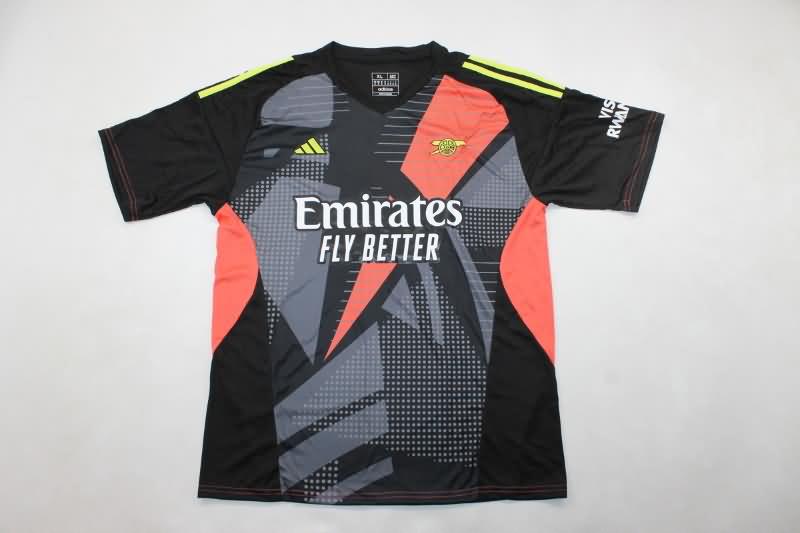 AAA(Thailand) Arsenal 24/25 Goalkeeper Black Soccer Jersey 02