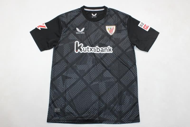 AAA(Thailand) Athletic Bilbao 24/25 Goalkeeper Black Soccer Jersey