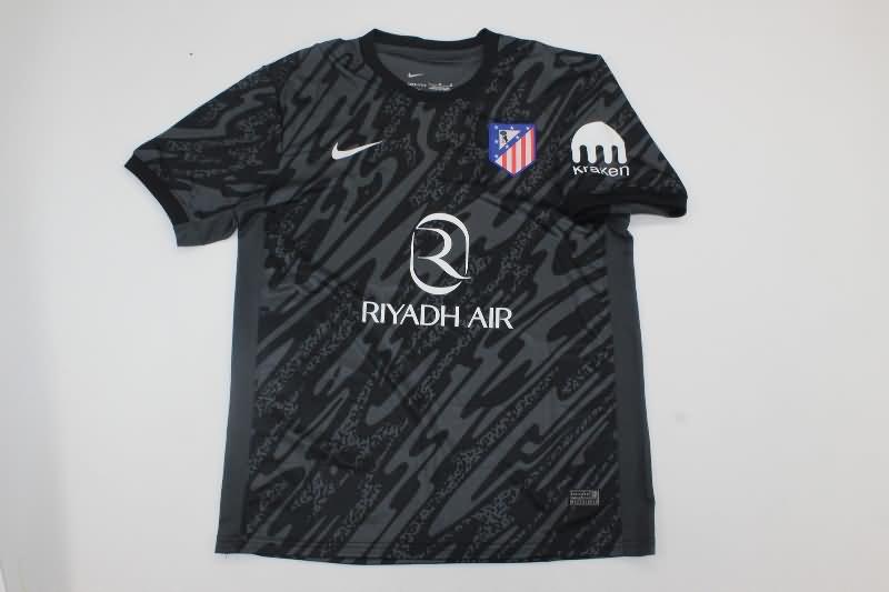 AAA(Thailand) Atletico Madrid 24/25 Goalkeeper Black Soccer Jersey